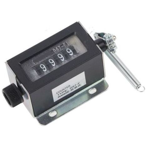 Compteur mécanique à tirage réinitialisable à 6 chiffres D94-S 0-999999, Compteur manuel (1/5)