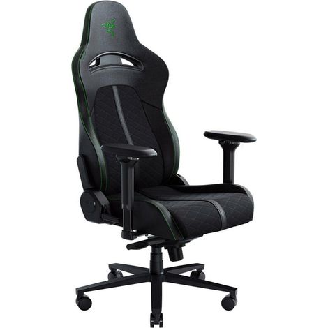 Razer Enki Gamingstuhl Schwarz und Grün Komfortabel