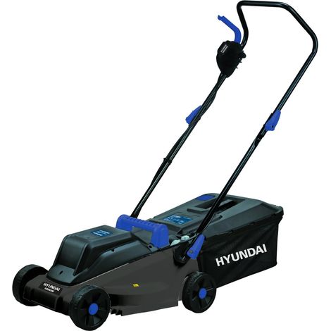 Hyundai SF7A109 Rasaerba Elettrico 1200W Taglio 32cm 3 Altezze 25-60mm IP24
