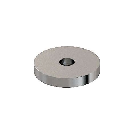 Tappo in acciaio inox satinato per corrimano in legno