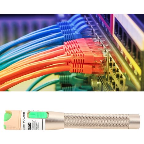 AUA-20 Visueller Fehlerdetektor (Stiftform), Rotlichtstift, Rotlichtquelle, Glasfaser-Teststift, 5 km Reichweite (1/5)
