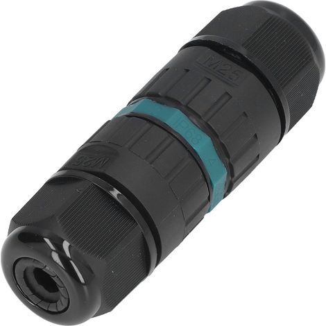 M25 Schnellverbinder für den Außenbereich, IP68 wasserdicht, 5-polig gerade, 10-14 mm (EW-M25-5P) mit CE-, SAA-, UL-, TÜV- und RoHS-Zertifizierungen (1/5)