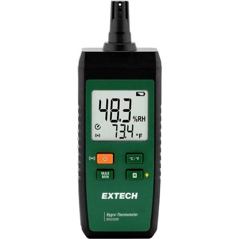 Extech RH250W Higrómetro Bluetooth Medidor de Humedad y Temperatura