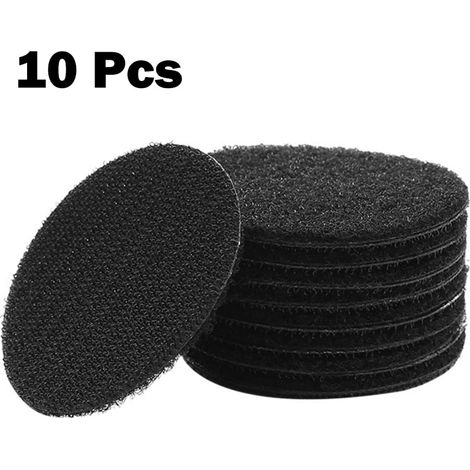 Anti-Slip Pad - 60 mm Diameter - 3 mm Thick - PVC - Black - Round - For Rugs And Mats - 10 pcs (1/5)