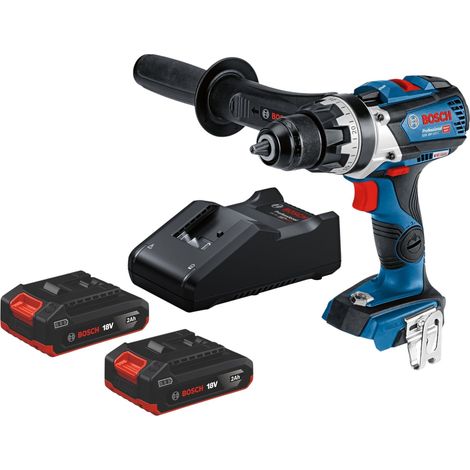 Bosch GSR 18V-110 C Professional Akku Bohrschrauber 18 V 110 Nm Brushless + 2x Akku 2,0 Ah + Ladegerät (1/5)