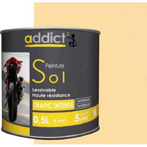 Pintura para suelos 0.5 litros tono piedra - Addict (1/2)