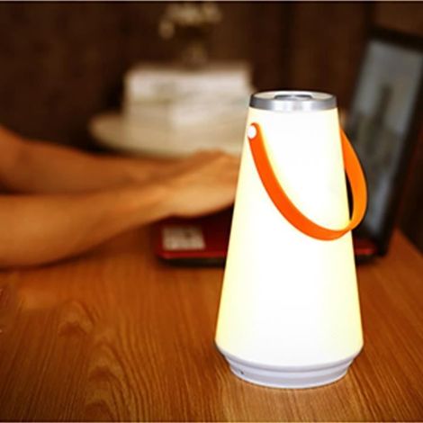 Veilleuse LED sans fil portable Lampe de table Lampe de bureau Lumière de camping extérieure rechargeable USB (1/4)