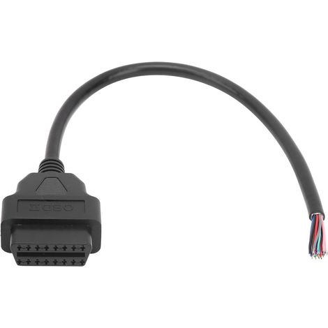 Connecteur femelle OBD2 16 broches 0,3 m rallonge pour scanner diagnostic auto câble d'extension (1/5)