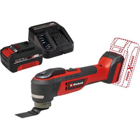 EINHELL PROFESSIONAL Akku-Multifunktionswerkzeug TP-MG 18 Li BL Kit (1x 4,0 Ah) (1/5)