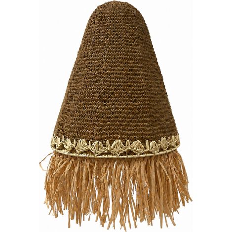Abat-jour PALOMA Beige Herbe marine D40 cm (1/4)