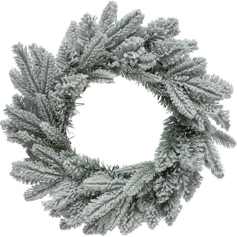 Weihnachtskranz, Tannenzweige mit Schnee, Ø 40 cm (1/2)