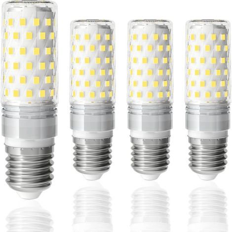 Ampoule E27 Maïs, 10W Ampoules LED Équivalent 130W Halogène, 1510LM Ampoule LED E27 Blanc Froid 6000K, Gros Culot à Vis pour Lustre, AC 220-240V, Non Dimmable, Lot de 4 (1/5)