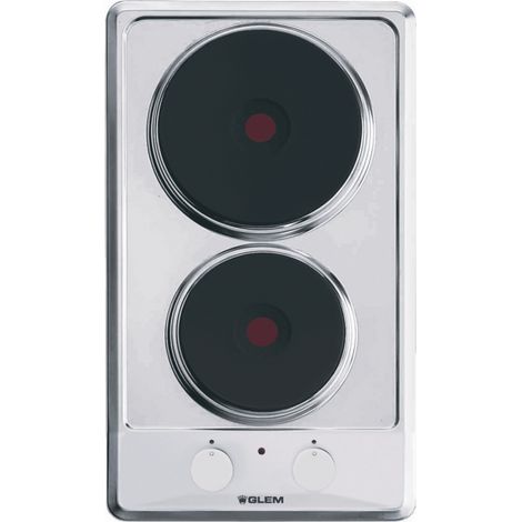 Elektrische domino 29cm 2 edelstahlbrenner - Glem - GT320IX