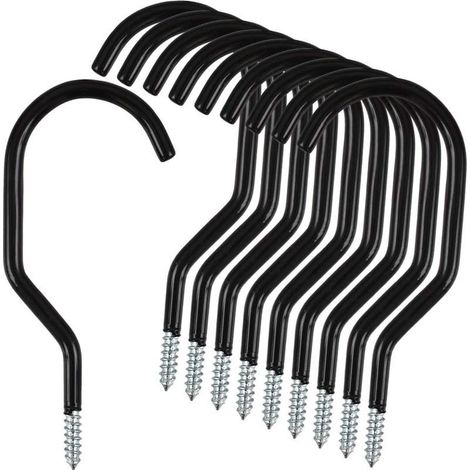 Juego de 10 ganchos de acero inoxidable de alta resistencia para guardar bicicletas. (1/5)