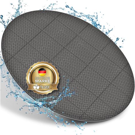 tillvex Base de hidromasaje redonda gris de 240 cm  Base de piscina para jacuzzis de exterior  Base de piscina con protección térmica  La base protege y aísla. (1/5)