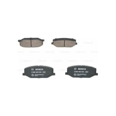 Kit de plaquettes de frein, frein à disque BOSCH 0 986 460 935 SUZUKI 1A013323Z (1/2)