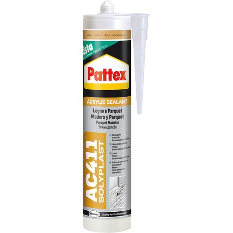 SILICONE ACRILICO PER LEGNO E PARQUET 'PATTEX AC41 ml 300 - Pino  - PATTEX