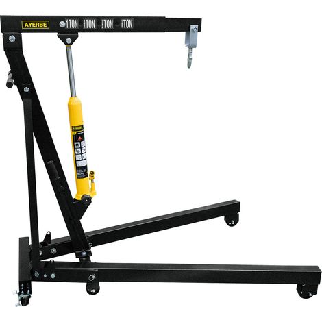 Grue d'atelier 1 T Élévation 2040 mm Pliable Compacte et Robuste (1/2)