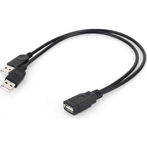 Câble répartiteur USB 2.0 pour la synchronisation et la charge des données (1/4)