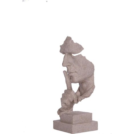 Abstrakte Sandstein-Harz-Skulptur für Zuhause, Büro, Bibliothek, Design (1/5)