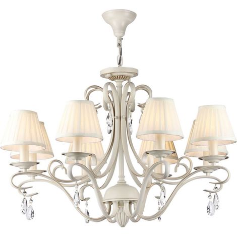 Suspension laiton Maytoni Ring 6xG9 boules blanches (1/5)