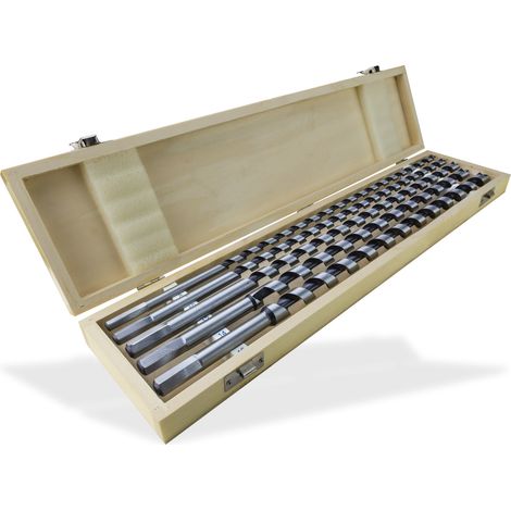 Holzbohrer Bohrer Spiralbohrer Bohrersatz Schlangenbohrer Set 5 teilig Sortiment