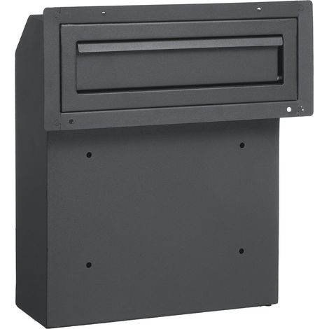 Boîte aux lettres extérieure avec serrure à combinaison, gris anthracite (1/5)