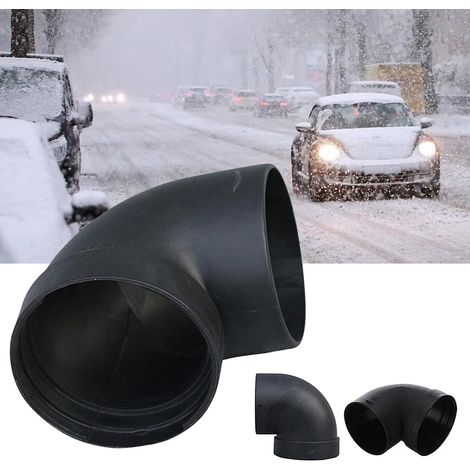 Raccord tuyau plastique coude ventilation sortie accessoire connexion résistant haute température pièce jonction canalisation (1/5)