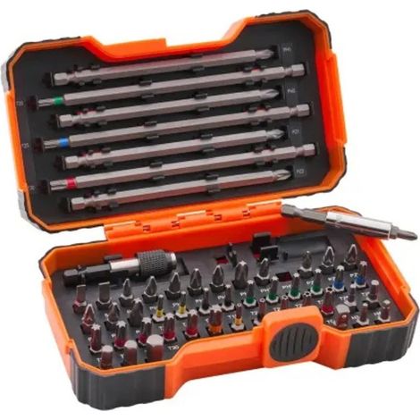 Bahco XMS26BIT54 54 Piece Colour Coded Bit Set