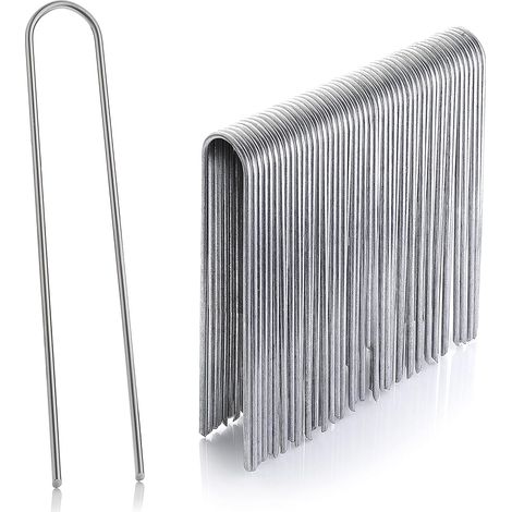 Lot 30 piquets acier galvanisé – H150 x L25mm – Ø2.9 mm – inoxydable (1/5)