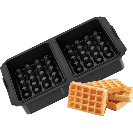 Moule à gaufres en silicone, amovible et durable (1/5)