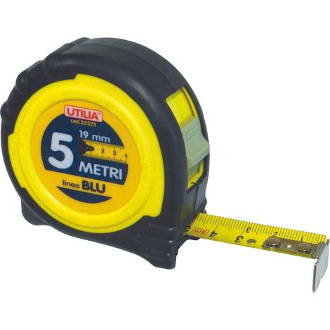 Utilia FLESSOMETRO LINEA BLU mt. 3x19 mm. 12.00 pz