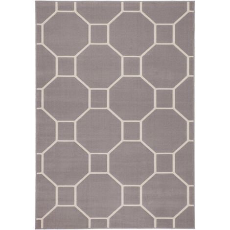 Tapis tissé lina 100 taupe ivoire - 80 x 150 cm (1/4)