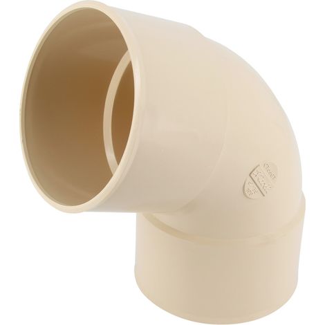 Coude femelle-femelle 67°30 - Sable - pour tube Nicoll Ø100 (1/3)