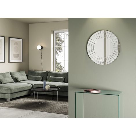 Miroir mural rond et circulaire Soradis 64cm (1/5)