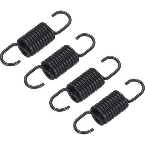 4 pièces Noir Ressorts de Rechange pour Fauteuil inclinable de 68 mm Ressorts de Tension à Double Crochet (1/5)
