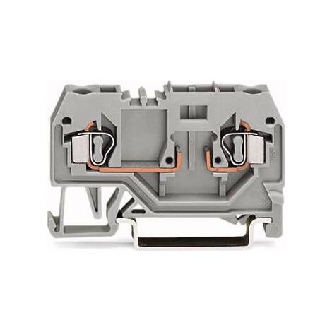 Connettore per barra collettiva a 2 fili 4 mm² grigio 281-916