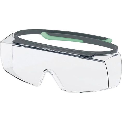 uvex super OTG planet 9169295 Schutzbrille inkl. UV-Schutz Grau, Grün EN 166:2001