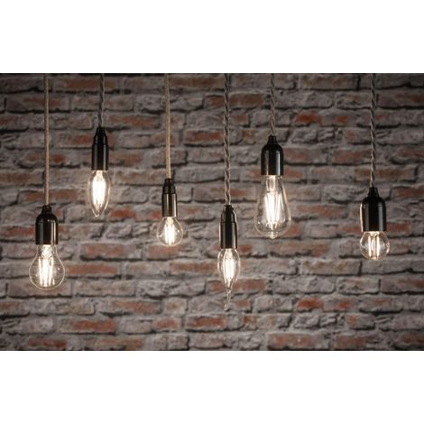 Ampoule LED à filament bougie 4,8 W Intensité variable Satin 2700 K Blanc chaud E14 (1/5)