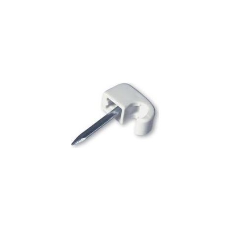 Clip para cables obo Bettermann 2228629 incluye clavo diámetro 7 mm