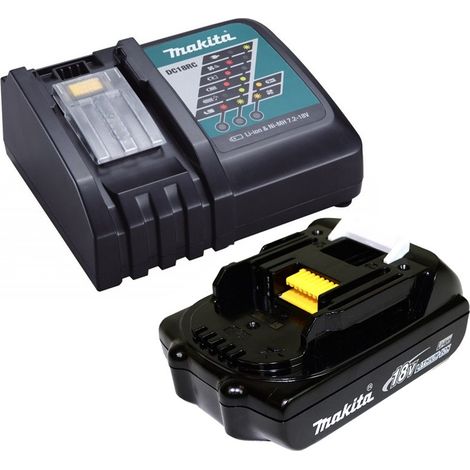 Makita BL1815N 18v LXT 1.5ah Battery + DC18RC Fast 15 Minute Charger (1/5)