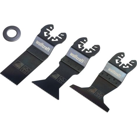 Wolfcraft Vibrations-Set Trockenbau HCS 3-teilig Multisägen (1/2)
