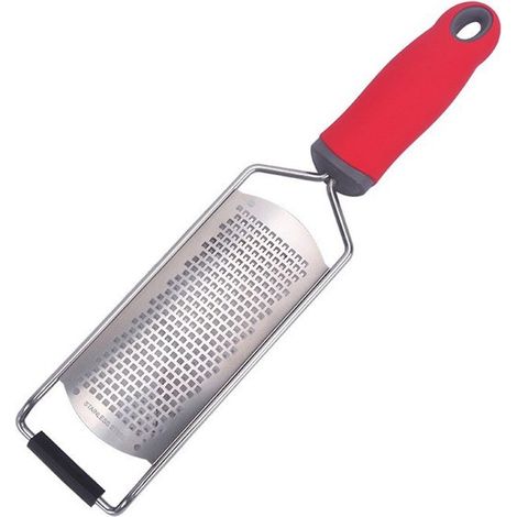 Râpe manuelle, mini-râpe, râpe de cuisine pour fromage, citron, gingembre, etc. Manche ergonomique pour râper finement les herbes. Râpe manuelle multifonctionnelle, compatible lave-vaisselle. (1/5)