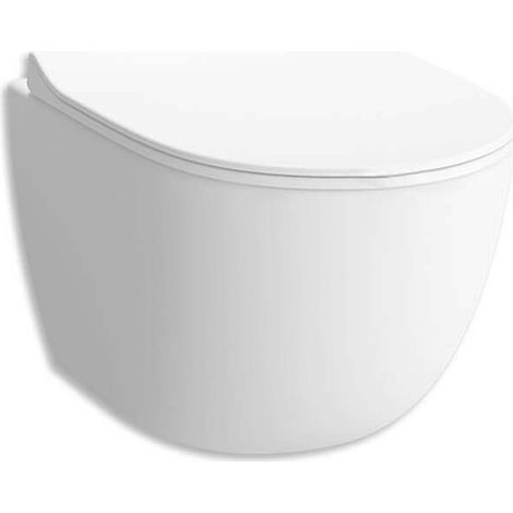 WC Vitra Sento sospeso bianco opaco scarico rimless cod. 7748B001-0101