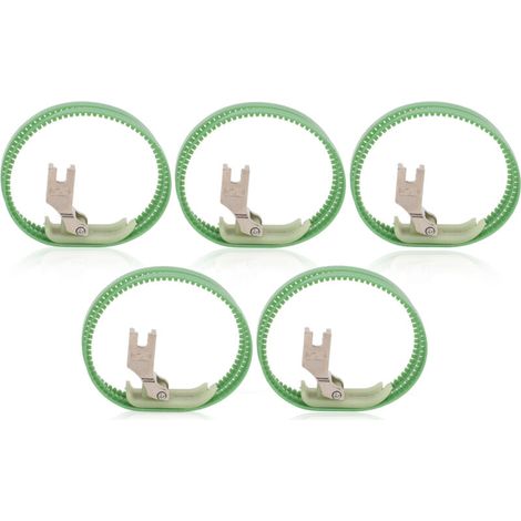 Pied Presseur Double Anneau - Acier Inoxydable - Pour Machine À Coudre Industrielle - Lot De 5 Pièces (1/5)