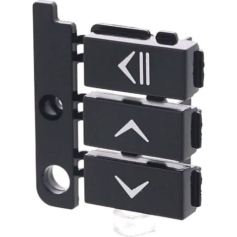 OCEANIC, BOUTON Lave-Vaisselle Programmateur DROIT NOIR (1/2)