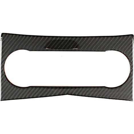 Garniture de couverture de panneau de climatisation de voiture en Fiber de carbone adaptée à la classe Mercedesbenz W204 C 20072012 (1/5)