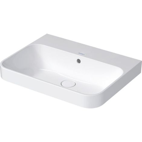 Duravit Happy D.2 Plus Aufsatzbecken, ohne Hahnloch, 600x460 mm, (1/5)