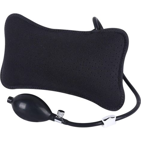 Cojín lumbar inflable – firme – ideal para viajes – transpirable – para sofá/silla – soporte para la espalda