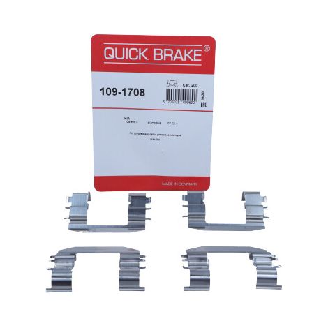Kit d'accessoires, plaquette de frein à disque Quick Brake 109-1708 HYUNDAI